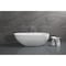 Aqua Eden 71.63 L, 32.88 W, Glossy White/Matte White, Solid Surface White Stone VRTOV713422 - alternate 5